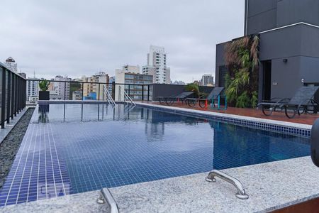 Piscina de kitnet/studio para alugar com 1 quarto, 26m² em Campos Elíseos, São Paulo