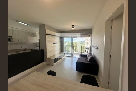 Sala de apartamento à venda com 1 quarto, 51m² em Alphaville Conde Ii, Barueri