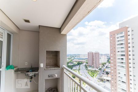 Varanda Gourmet de apartamento à venda com 2 quartos, 58m² em Vila Homero Thon, Santo André