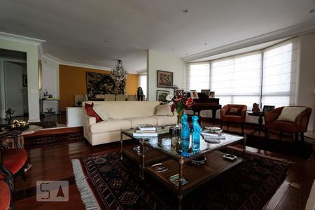 Sala de apartamento para alugar com 3 quartos, 369m² em Real Parque, São Paulo