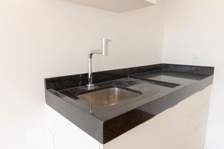 Cozinha de kitnet/studio para alugar com 1 quarto, 34m² em Santo Amaro, São Paulo