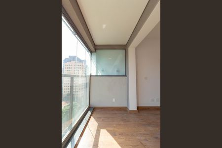 Varanda de kitnet/studio para alugar com 1 quarto, 34m² em Santo Amaro, São Paulo