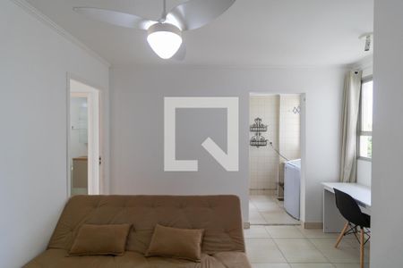 Sala de apartamento para alugar com 1 quarto, 40m² em Vila Itapura, Campinas