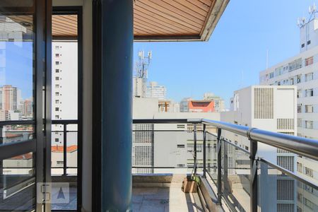 Varanda de apartamento para alugar com 2 quartos, 310m² em Santa Cecília, São Paulo