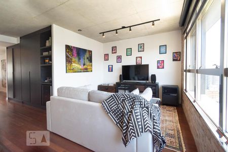 Sala de apartamento à venda com 1 quarto, 90m² em Cidade Monções, São Paulo