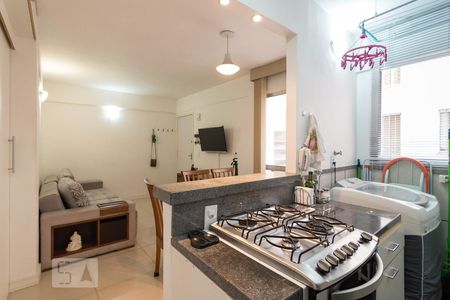 Cozinha e Área de Serviço de apartamento para alugar com 2 quartos, 50m² em Aeroporto, Belo Horizonte