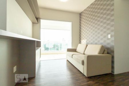 Sala de apartamento para alugar com 1 quarto, 47m² em Santo Amaro, São Paulo