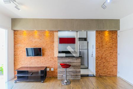 Sala de apartamento para alugar com 1 quarto, 46m² em Jardim Santo Amaro, São Paulo