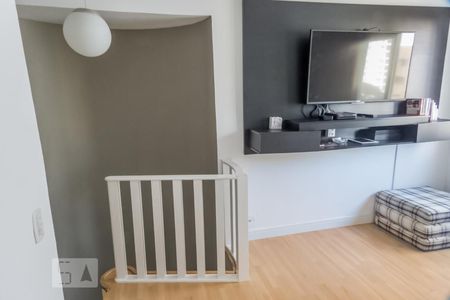 Sala de apartamento à venda com 1 quarto, 52m² em Indianópolis, São Paulo