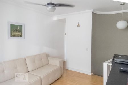 Sala de apartamento à venda com 1 quarto, 52m² em Indianópolis, São Paulo