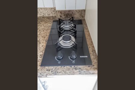 Cozinha de apartamento à venda com 1 quarto, 52m² em Indianópolis, São Paulo