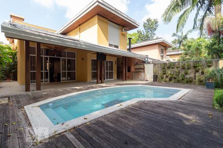 Piscina de casa de condomínio à venda com 4 quartos, 600m² em Santo Amaro, São Paulo