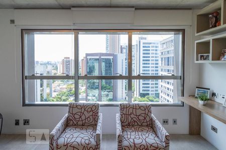 Sala de apartamento à venda com 1 quarto, 69m² em Cidade Monções, São Paulo