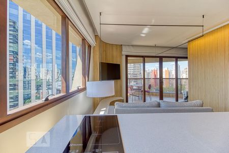 Studio para alugar com 46m², 1 quarto e 2 vagas Studio para alugar com 46m², 1 quarto e 2 vagasCozinha