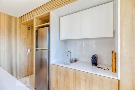 Studio para alugar com 46m², 1 quarto e 2 vagas Studio para alugar com 46m², 1 quarto e 2 vagasCozinha