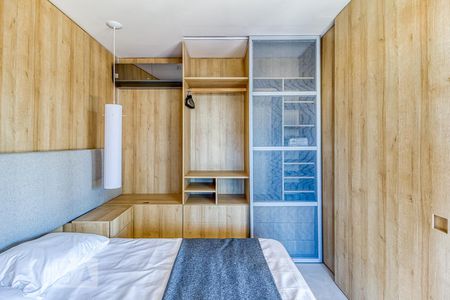 Studio para alugar com 46m², 1 quarto e 2 vagas Studio para alugar com 46m², 1 quarto e 2 vagasDormitório