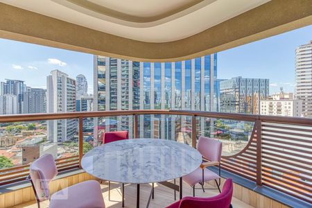 Studio para alugar com 46m², 1 quarto e 2 vagas Studio para alugar com 46m², 1 quarto e 2 vagasVaranda