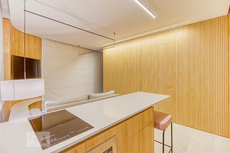 Studio para alugar com 46m², 1 quarto e 2 vagas Studio para alugar com 46m², 1 quarto e 2 vagasCozinha