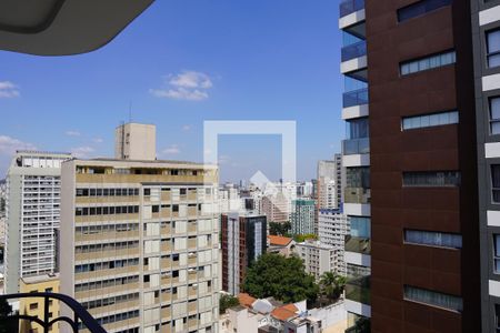 Varanda Sala de apartamento para alugar com 1 quarto, 43m² em Jardim Paulista, São Paulo