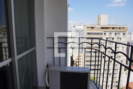 Varanda Sala de apartamento para alugar com 1 quarto, 43m² em Jardim Paulista, São Paulo