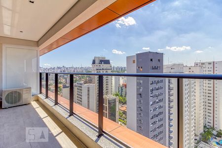 Varanda de kitnet/studio para alugar com 1 quarto, 39m² em Vila Nova Conceição, São Paulo