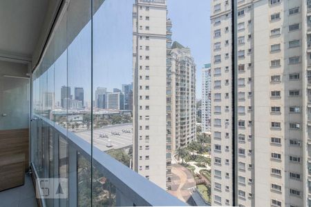 Vista da Varanda de kitnet/studio à venda com 1 quarto, 55m² em Vila Gertrudes, São Paulo