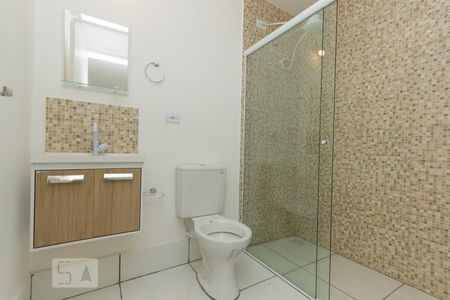 Banheiro da suíte de kitnet/studio para alugar com 1 quarto, 32m² em Saúde, São Paulo