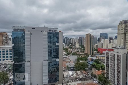 Vista sala de apartamento para alugar com 1 quarto, 53m² em Vila Nova Conceição, São Paulo