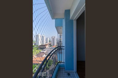 Suíte - varanda de apartamento para alugar com 3 quartos, 80m² em Fundação, São Caetano do Sul
