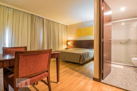 Sala de apartamento para alugar com 1 quarto, 34m² em Chácara Santo Antônio (zona Sul), São Paulo