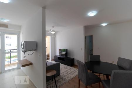 Salas e Cozinha de apartamento para alugar com 1 quarto, 48m² em Cambuí, Campinas