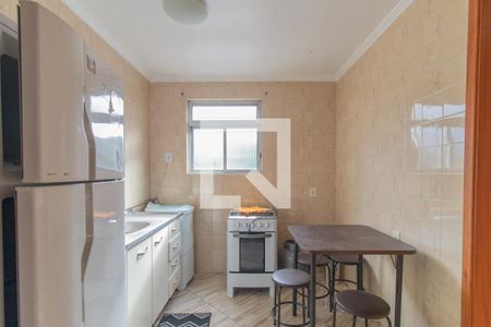 Cozinha de kitnet/studio para alugar com 1 quarto, 27m² em Menino Deus, Porto Alegre