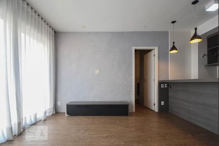 Sala de apartamento para alugar com 1 quarto, 45m² em Santo Amaro, São Paulo