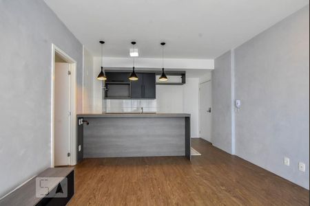 Sala de apartamento para alugar com 1 quarto, 45m² em Santo Amaro, São Paulo