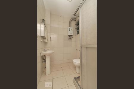 Banheiro. de apartamento à venda com 1 quarto, 36m² em Copacabana, Rio de Janeiro