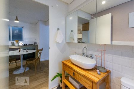 Banheiro Social de apartamento à venda com 1 quarto, 47m² em Itaim Bibi, São Paulo