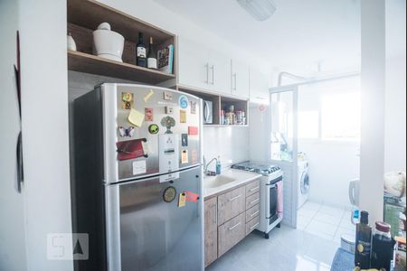 Cozinha de apartamento para alugar com 1 quarto, 35m² em Jardim Ibitirama, São Paulo