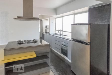 Cozinha de apartamento para alugar com 2 quartos, 121m² em Indianópolis, São Paulo