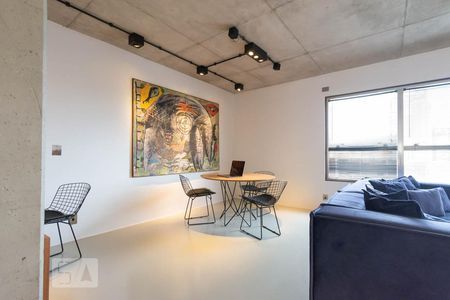 Sala de apartamento para alugar com 1 quarto, 90m² em Cidade Monções, São Paulo