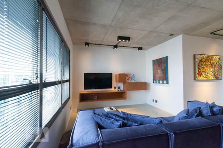 Sala de apartamento para alugar com 1 quarto, 90m² em Cidade Monções, São Paulo