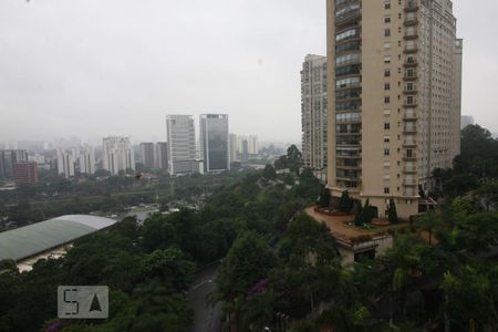 Vista da sala de apartamento para alugar com 1 quarto, 70m² em Jardim Fonte do Morumbi, São Paulo