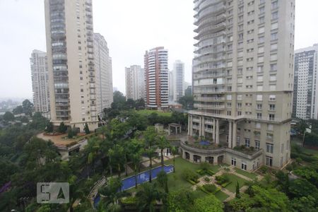 Vista da sala de apartamento para alugar com 1 quarto, 70m² em Jardim Fonte do Morumbi, São Paulo