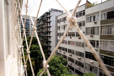 Vista da sala de apartamento à venda com 3 quartos, 100m² em Laranjeiras, Rio de Janeiro