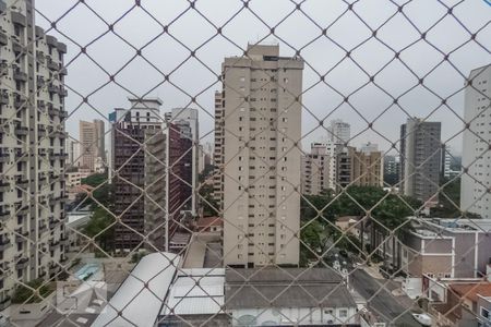 Vista sala de apartamento à venda com 3 quartos, 100m² em Moema, São Paulo