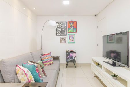 Sala de apartamento para alugar com 3 quartos, 97m² em Santa Cruz, Belo Horizonte
