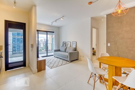 Sala de apartamento para alugar com 1 quarto, 53m² em Vila Nova Conceição, São Paulo