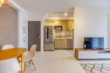 Sala de apartamento para alugar com 1 quarto, 53m² em Vila Nova Conceição, São Paulo