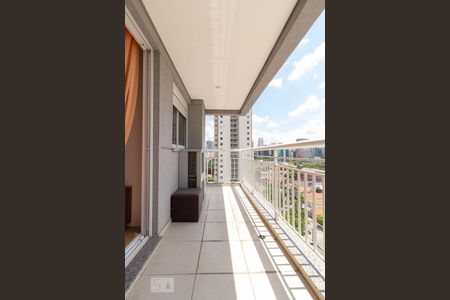 Varanda de apartamento para alugar com 1 quarto, 50m² em Brooklin Paulista, São Paulo