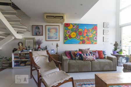 Sala de apartamento à venda com 1 quarto, 89m² em São Conrado, Rio de Janeiro