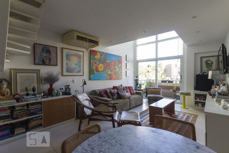 Sala de apartamento à venda com 1 quarto, 89m² em São Conrado, Rio de Janeiro